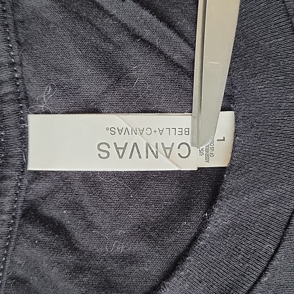 Bella Canvas size L "I'm Just Here To Lay Pipe" T-shirt - Picture 2 of 4